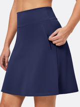 IUGA High-Waisted Tummy Control Golf Skirt With Built-in Shorts - IUGA