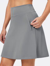IUGA High-Waisted Tummy Control Golf Skirt With Built-in Shorts - IUGA