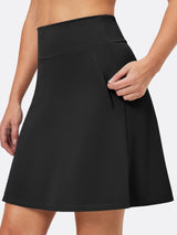 IUGA High-Waisted Tummy Control Golf Skirt With Built-in Shorts - IUGA