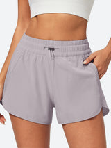 IUGA 5'' High Waisted Quick Dry Stretchy Running Shorts With Liner - IUGA