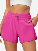 IUGA 5'' High Waisted Quick Dry Stretchy Running Shorts With Liner - IUGA