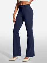 IUGA Stretchy Pull On Bootcut Work Pants With Pockets