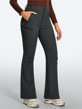 IUGA Women's Fleece Lined Waterproof Softshell Insulated Snow Ski Pants | Affordable Yoga Leggings & Activewear by IUGA