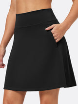 IUGA High-Waisted Tummy Control Golf Skirt With Built-in Shorts - IUGA