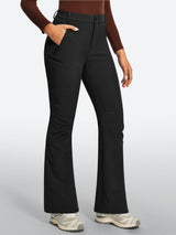 IUGA Women's Fleece Lined Waterproof Softshell Insulated Snow Ski Pants | Affordable Yoga Leggings & Activewear by IUGA