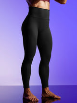 IUGA PowerTight No Front Seam Compression Leggings - IUGA
