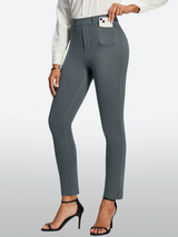 IUGA Pull On Stretchy Work Pants With Pockets | Affordable Yoga Leggings & Activewear by IUGA