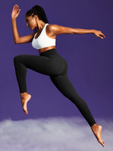 IUGA PowerTight Sandwich Scrunch Butt Lifting No Front Seam Compression Leggings With Pockets | Affordable Yoga Leggings & Activewear by IUGA