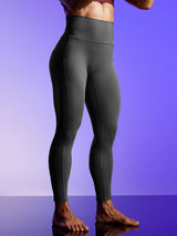 IUGA PowerTight No Front Seam Compression Leggings - IUGA