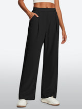 IUGA High-Waisted Waffle Work Pants