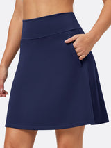 IUGA High-Waisted Tummy Control Golf Skirt With Built-in Shorts - IUGA