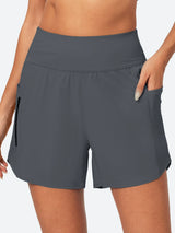 IUGA 5'' High Waisted Quick Dry UPF 50+ Swim Board Shorts - IUGA