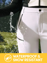 IUGA Women's Fleece Lined Waterproof Softshell Insulated Snow Ski Pants | Affordable Yoga Leggings & Activewear by IUGA