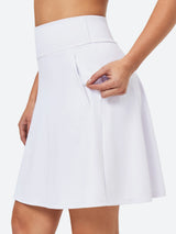 IUGA High-Waisted Tummy Control Golf Skirt With Built-in Shorts - IUGA