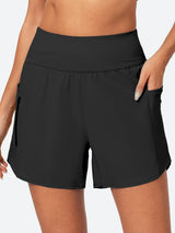 IUGA 5'' High Waisted Quick Dry UPF 50+ Swim Board Shorts - IUGA