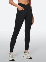 IUGA FlexDenim™ High Waisted Crossover Jeggings With Pockets - IUGA