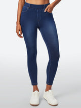 IUGA FlexDenim™ High Waisted Pull On Tummy Control Stretchy Jeans With Pockets - IUGA