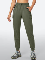 IUGA UPF50+ Quick Dry Hiking Cargo Joggers With Pockets - IUGA