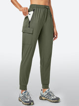 IUGA UPF50+ Quick Dry Hiking Cargo Joggers With Pockets - IUGA