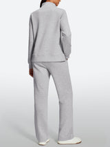 IUGA 2 Piece Outfits Wide Leg Pants Lounge Set | Affordable Yoga Leggings & Activewear by IUGA