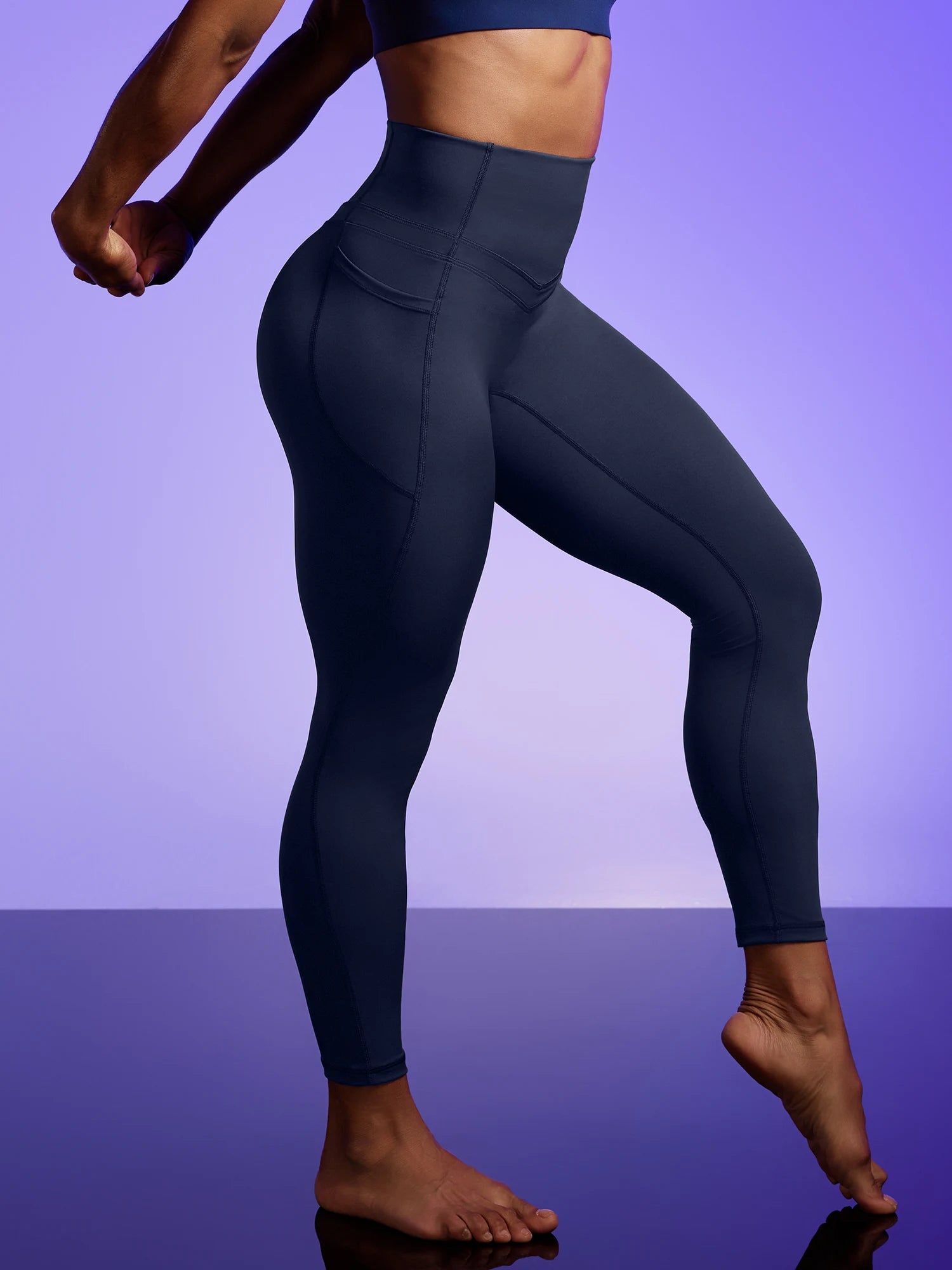 IUGA PowerTight Sandwich No Front Seam Leggings - IUGA
