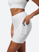IUGA FlexTight Tummy Control Shorts With Pockets 6''