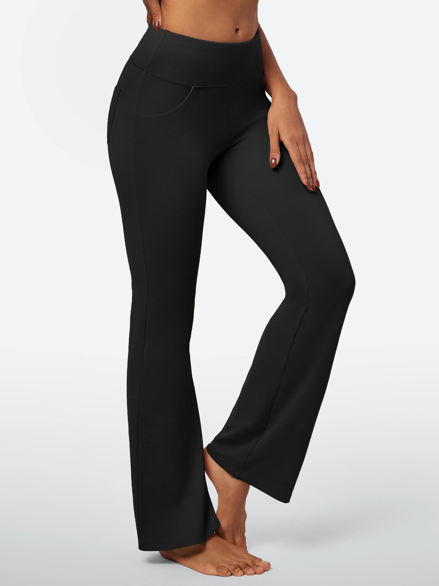 IUGA High Waisted Bootcut Yoga Pants With 4 Pockets - IUGA