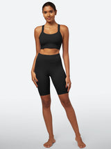 IUGA SilkFeel High Waist Biker Shorts with Inner Pocket - IUGA