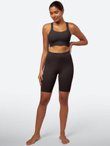 IUGA SilkFeel High Waist Biker Shorts with Inner Pocket - IUGA