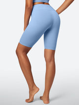 IUGA SilkFeel High Waist Biker Shorts with Inner Pocket - IUGA