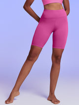 IUGA SilkFeel High Waist Biker Shorts with Inner Pocket - IUGA
