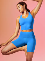 IUGA FlexTight Tummy Control Shorts With Pockets 6''