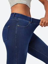 IUGA FlexDenim™ High Waisted Pull On Tummy Control Stretchy Jeans With Pockets - IUGA
