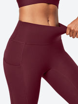IUGA PowerTight No Front Seam Compression Leggings - IUGA