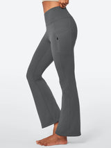 IUGA HeatLab® Water Resistant Fleece Lined Flare Pants With Pockets - IUGA