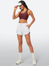 IUGA 5'' High Waisted Quick Dry Stretchy Running Shorts With Liner - IUGA