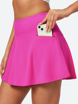 IUGA High Waisted Tummy Control Swim Skirts With Boxer Liner & Pockets - IUGA