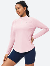 IUGA UPF 50+ Quarter Zip Long Sleeve Rash Guard - IUGA