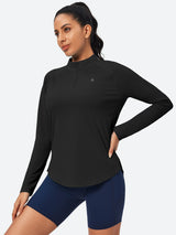 IUGA UPF 50+ Quarter Zip Long Sleeve Rash Guard - IUGA