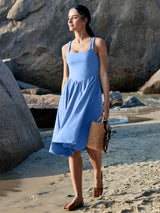IUGA Flowy Sundresses With Built in Shorts & Bra & Pockets - IUGA