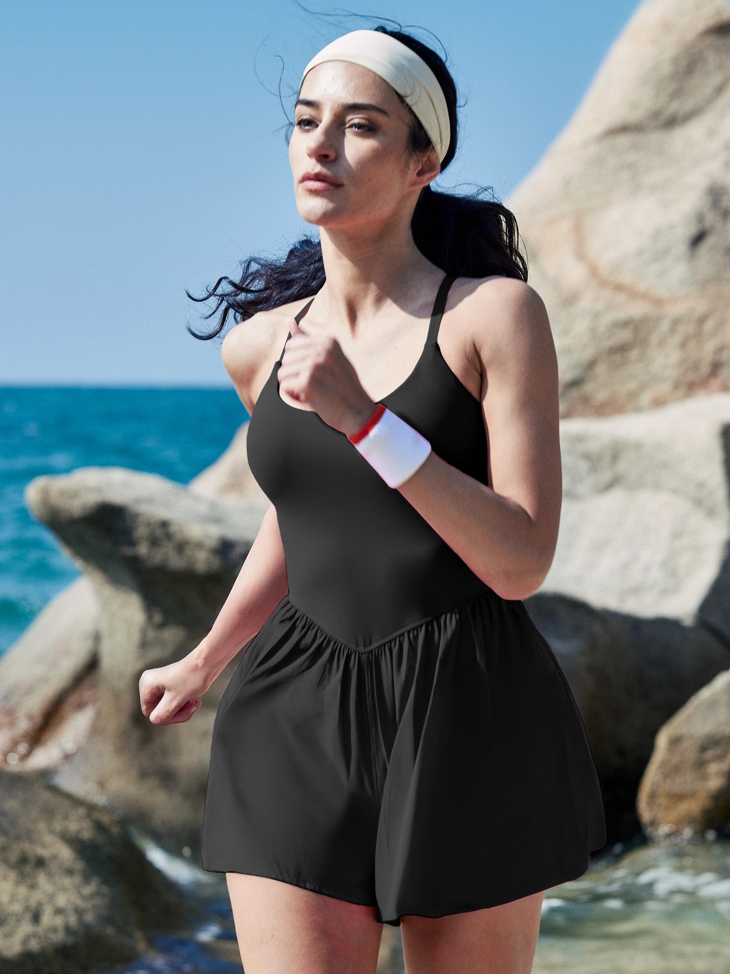 IUGA Sleeveless Sun-protective Rompers With Built-in Shorts - IUGA