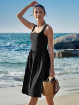 IUGA Flowy Sundresses With Built in Shorts & Bra & Pockets - IUGA