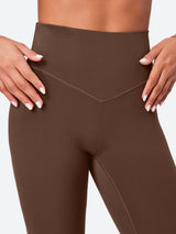 IUGA Sandwich No Front Seam Flare Yoga Pants - IUGA