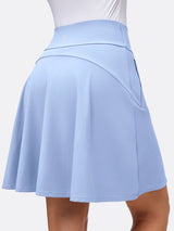 IUGA High-Waisted Tummy Control Golf Skirt With Built-in Shorts - IUGA