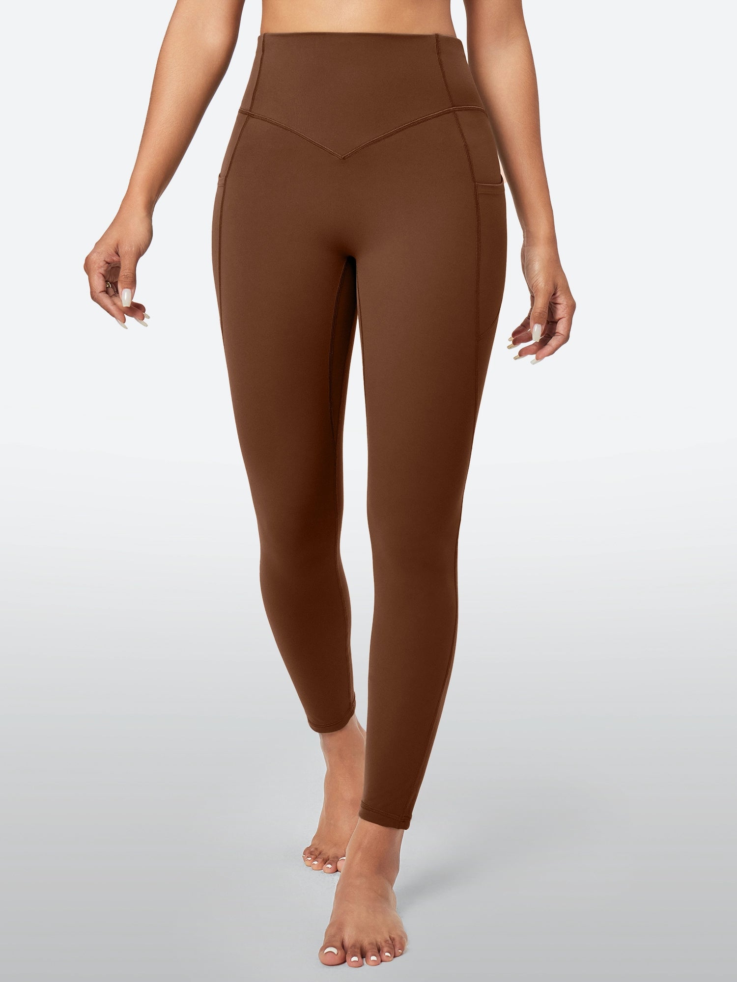 IUGA PowerTight Butt Lifting Scrunch No Front Seam Leggings With Pockets - IUGA