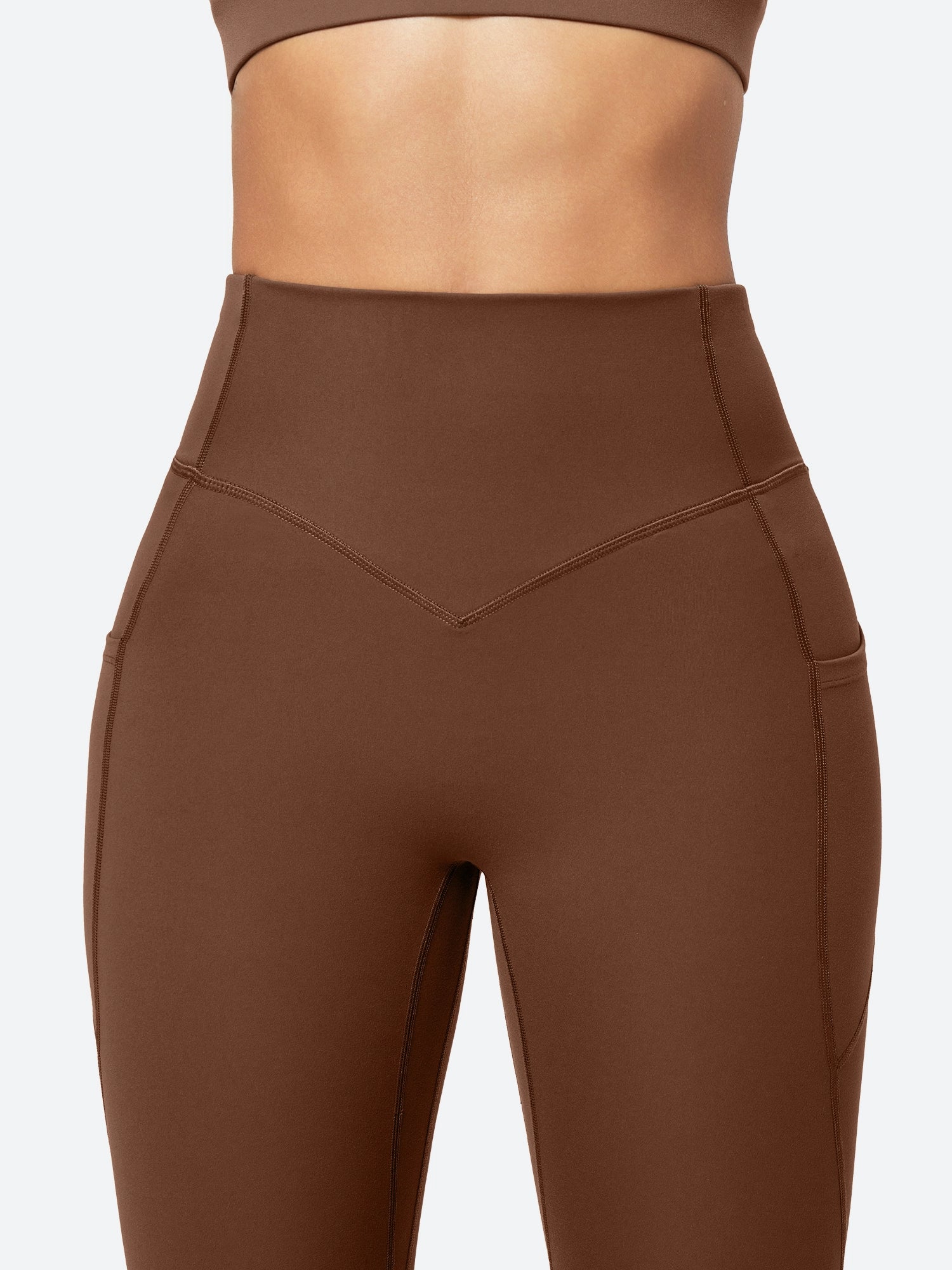 IUGA PowerTight Butt Lifting Scrunch No Front Seam Leggings With Pockets - IUGA