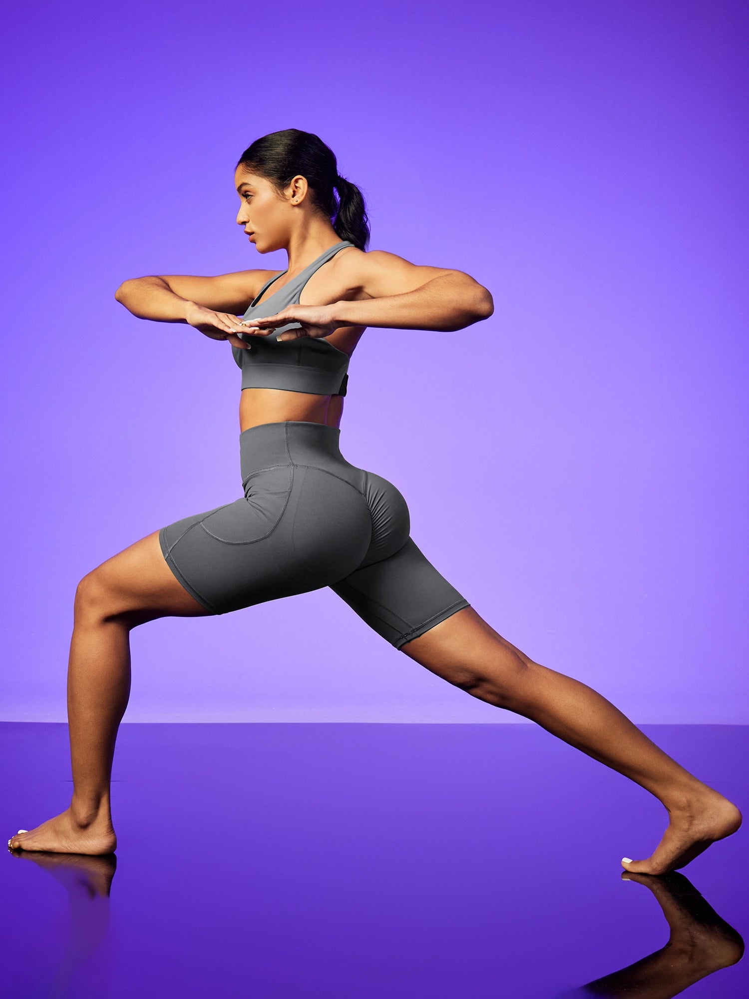 IUGA PowerTight Scrunch Butt Lifting Seamless Shorts - IUGA
