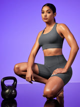 IUGA PowerTight Scrunch Butt Lifting Seamless Shorts - IUGA