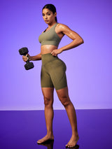 IUGA PowerTight Scrunch Butt Lifting Seamless Shorts - IUGA