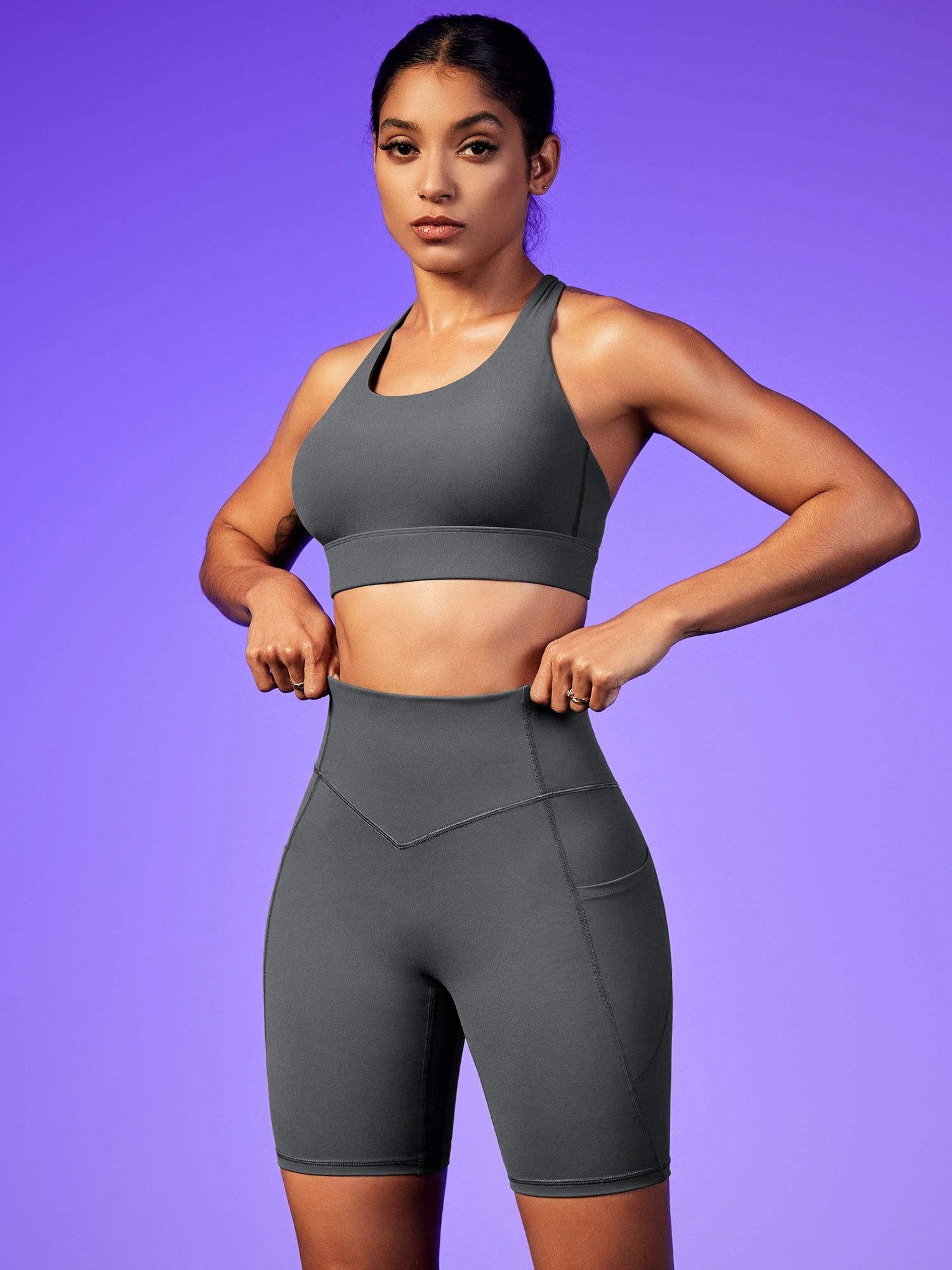 IUGA PowerTight Scrunch Butt Lifting Seamless Shorts - IUGA
